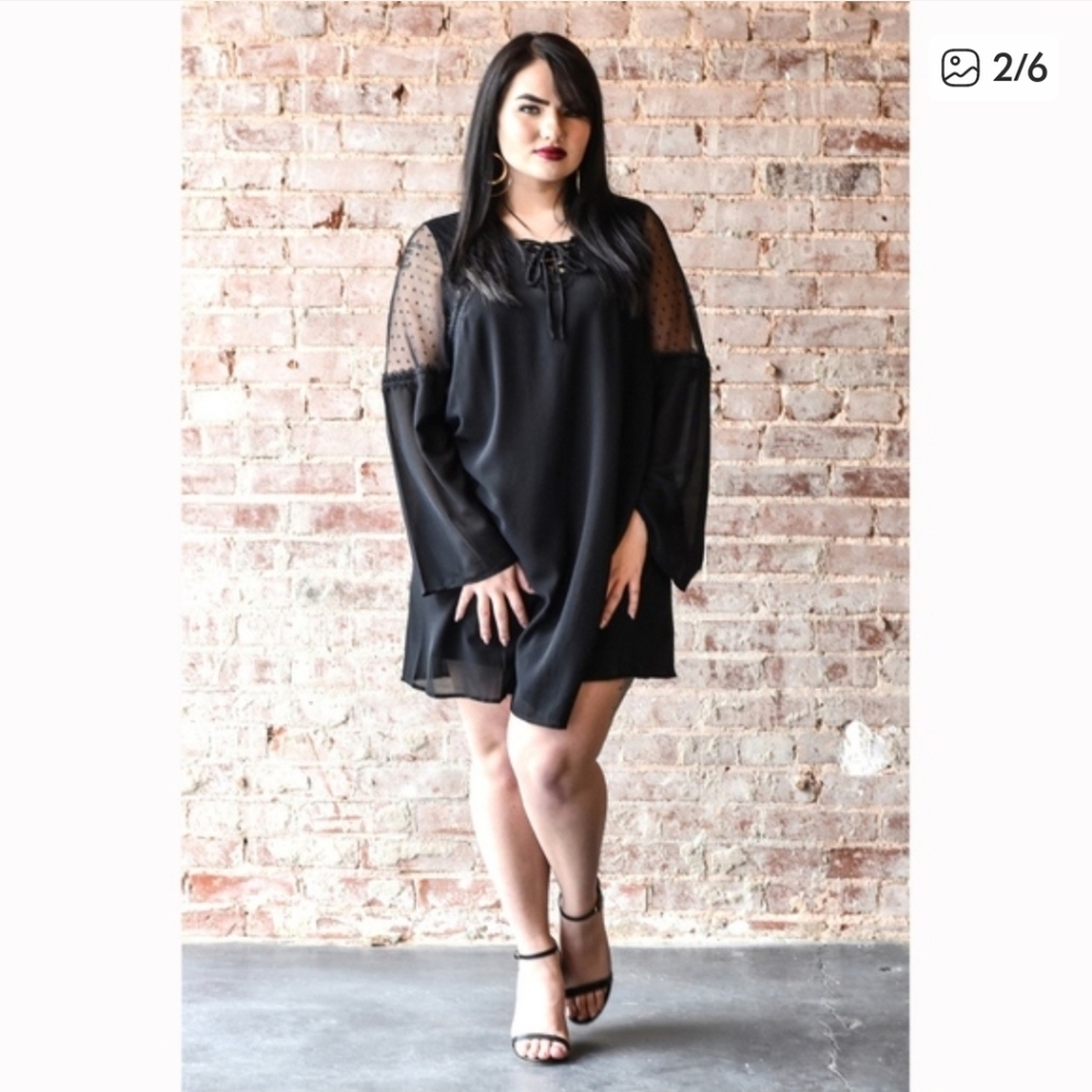 Love Riche Black Plus Size Dress - Picture 2 of 4